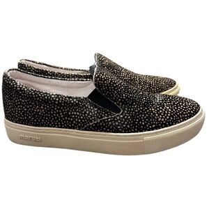 Genuine Leather Slip On Flats